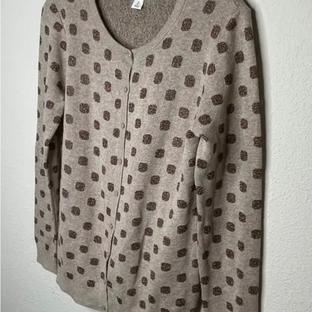Old Navy S/P Swiss Dot Cardigan Sweater - Picture 7 of 8